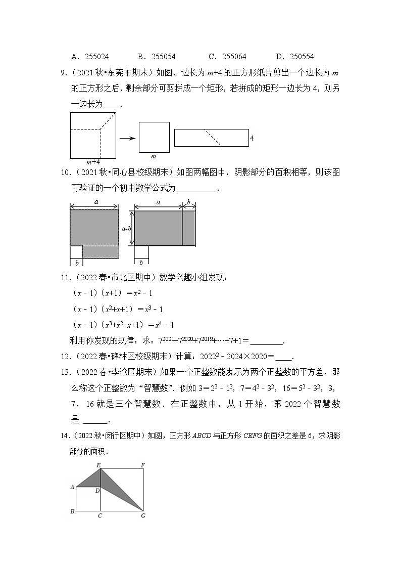 （培优特训）专项3.3 平方差公式综合高分必刷-七年级数学下册《同步考点解读•专题训练》（浙教版）02