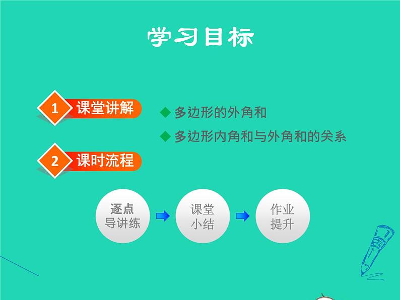 6.4.2 多边形的外角和 北师大版八年级数学下册授课课件第2页