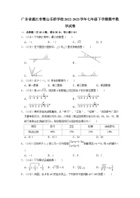 广东省湛江市霞山乐群学校2022-2023学年七年级下学期期中数学试卷