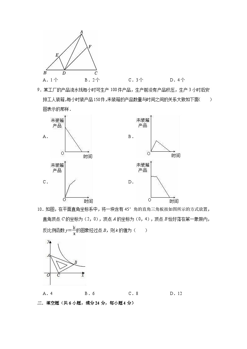 2022-2023学年华东师大新版八年级下册数学期末复习试卷2(含解析)第2页