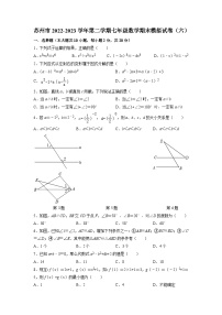 江苏省苏州市2022-2023学年+七年级下学期数学期末模拟试卷（六）