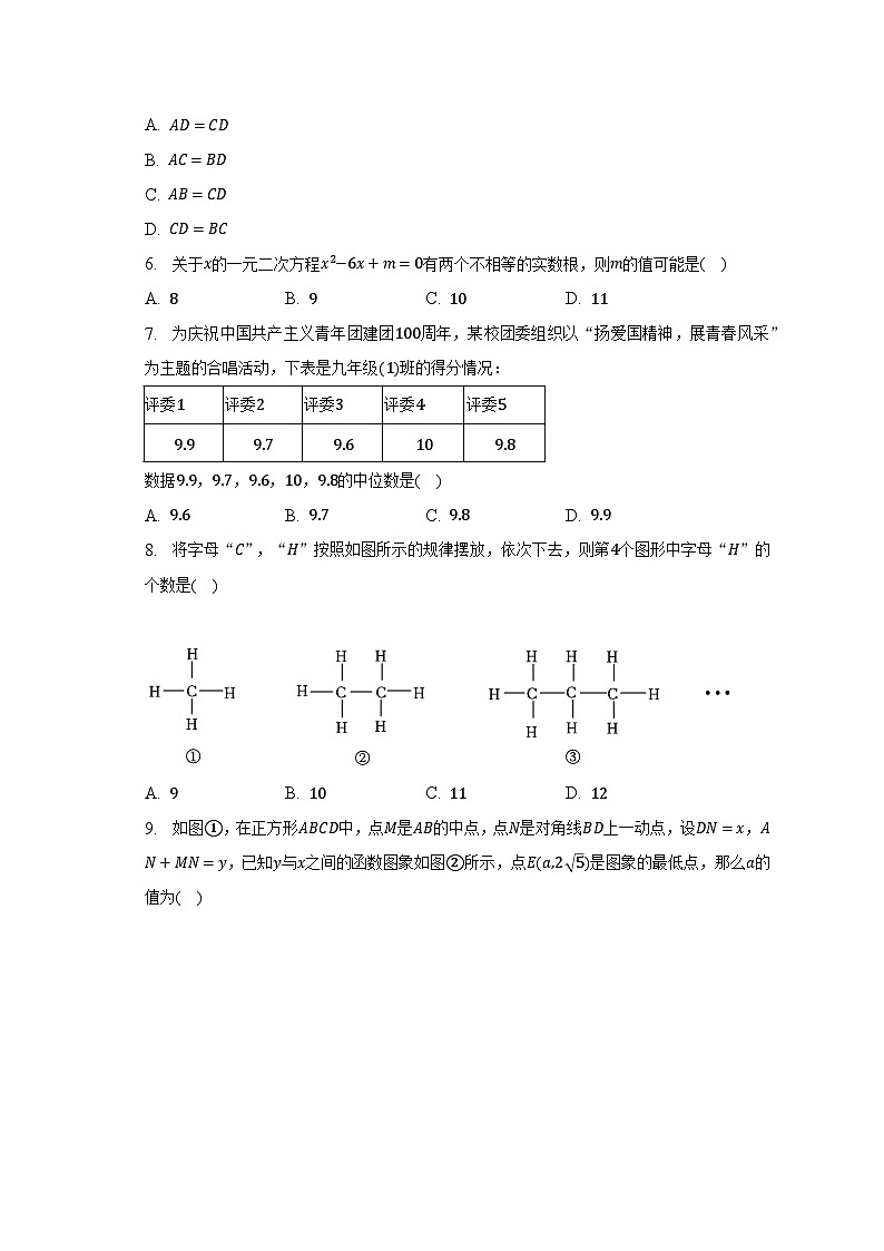 2023年河南省鹤壁市淇县中考数学二模试卷（含解析）02