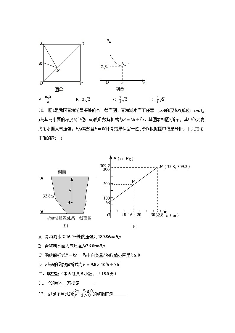 2023年河南省鹤壁市淇县中考数学二模试卷（含解析）03