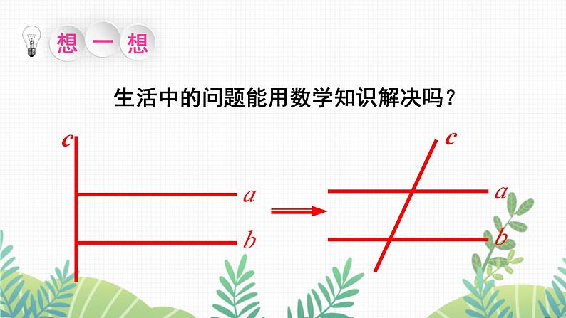 七年级下册数学（北师版）课件 第二章 相交线与平行线 2 探索直线平行的条件 第1课时 从同位角判定两直线平行第4页