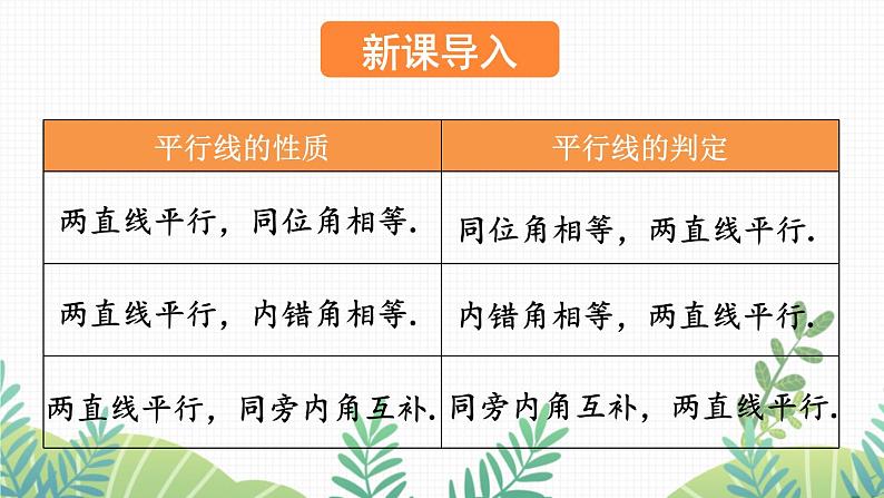 七年级下册数学（北师版）课件 第二章 相交线与平行线 3 平行线的性质 第2课时 平行线性质与判定的综合应用第2页