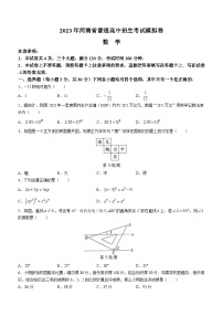 2023年河南省洛阳市宜阳县中考三模数学试题（含答案）