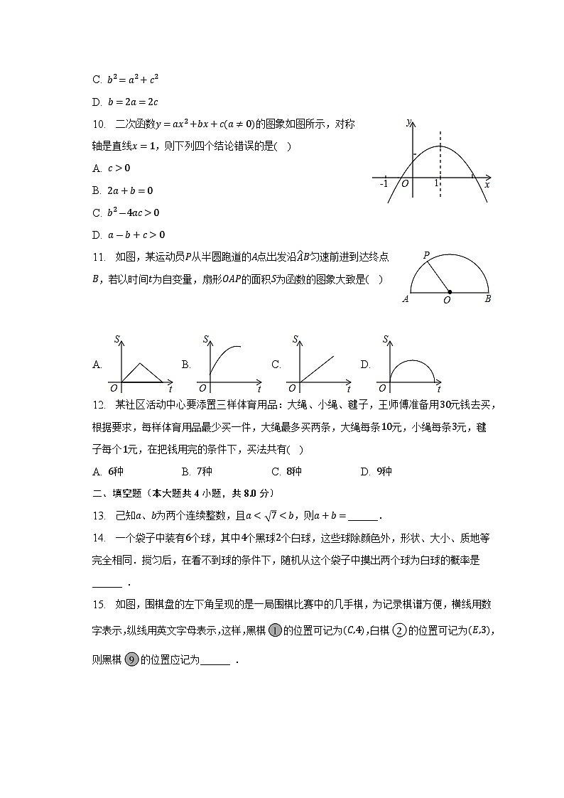 2023年云南省+昆明市+五华区云南师大实验中学中考数学模拟试卷（6月份（含答案）第3页