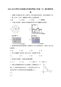 2022-2023学年江苏省淮安外国语学校八年级（下）期中数学试卷（含解析）