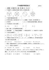 江苏省扬州市高邮市高邮镇2022-2023学年八年级下学期3月课堂练习数学试卷