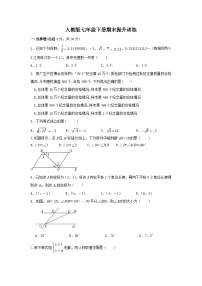 2022—2023学年人教版数学七年级下册期末提升训练