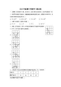 2023年新疆中考数学二模试卷(含解析）