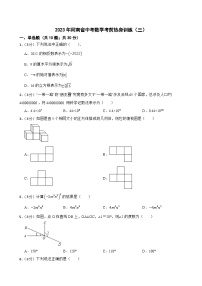 2023年河南省中考数学考前热身训练（三）