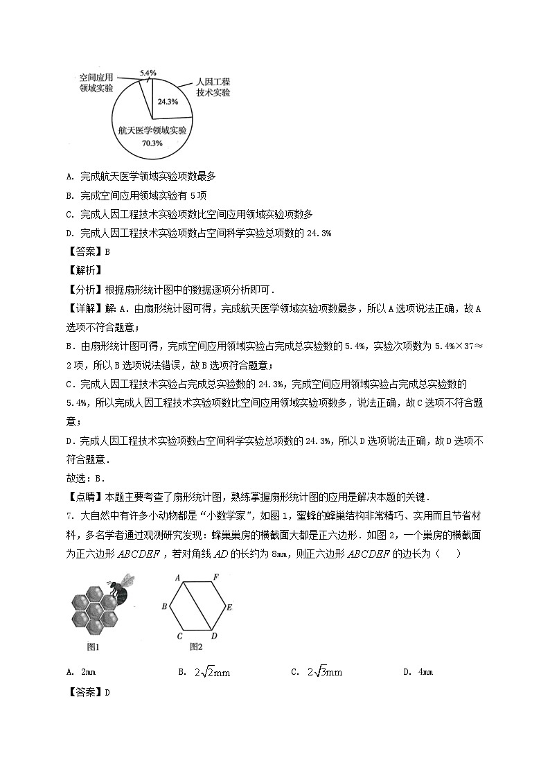 2022年甘肃定西市中考数学试题及答案03