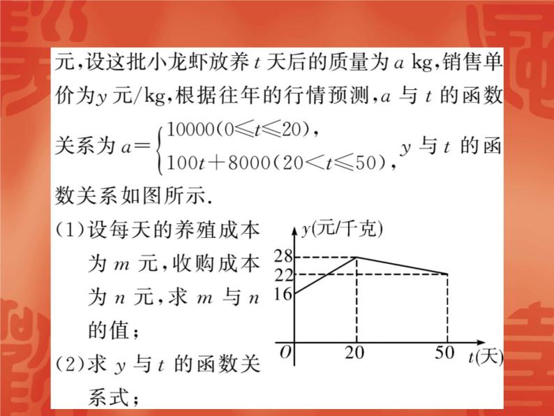 中考数学函数的实际应用问题课件PPT08