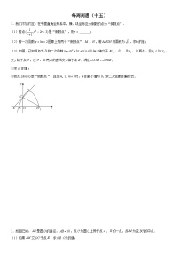 中考数学压轴题41