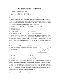 2023年四川省成都市中考数学试卷（含解析）