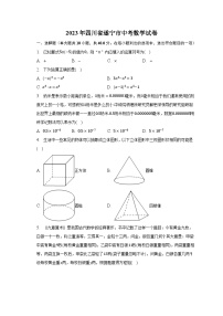 2023年四川省遂宁市中考数学试卷（含解析）