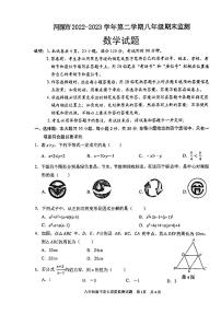 广东省河源市2022-2023学年八年级下学期6月期末数学试题