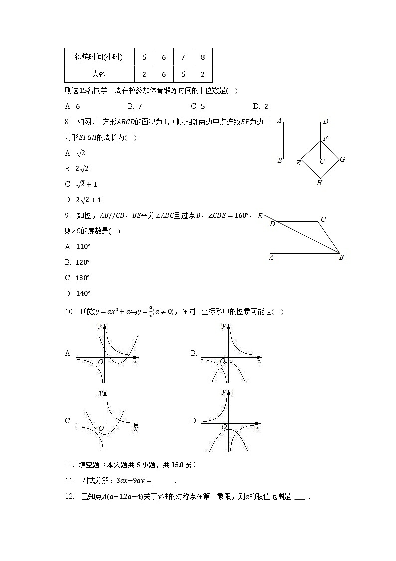 2023年广东省东莞中学松山湖学校中考数学二模试卷（含解析）第2页