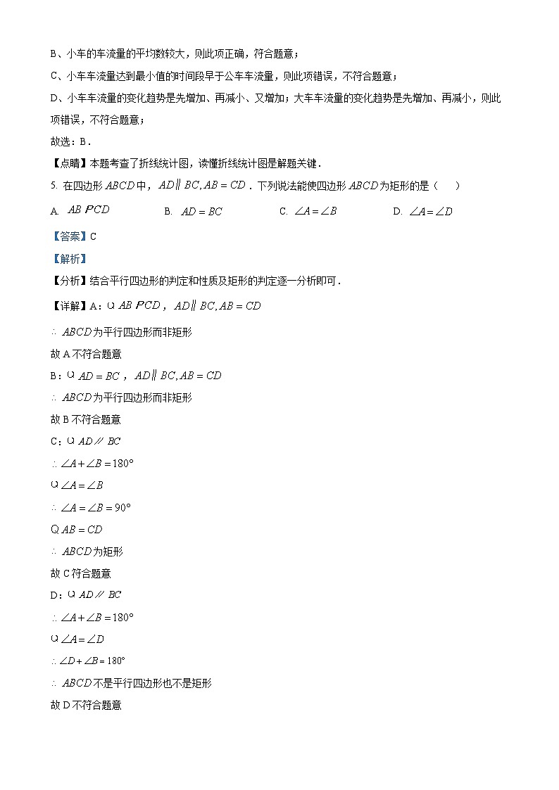 2023年上海市中考数学真题（解析版）03