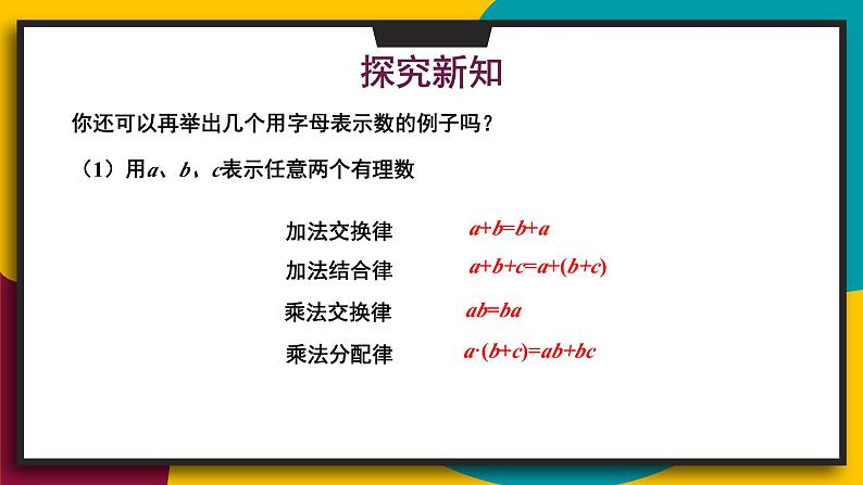 1.用字母表示数第3页