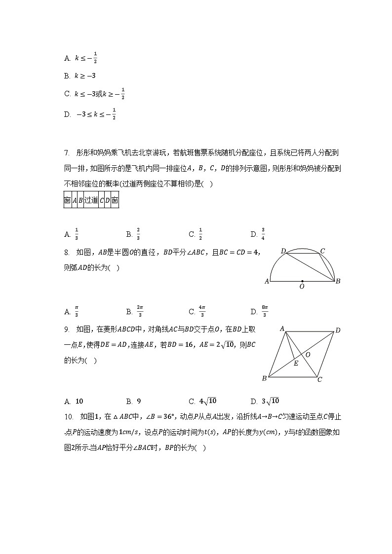 2023年安徽省阜阳市太和县中考数学二模试卷(含解析)02