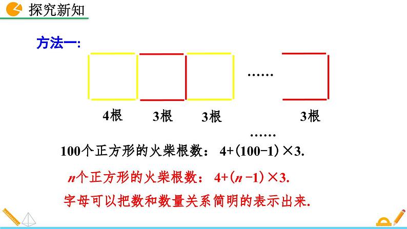 初中数学北师大版七年级上册课件3-1 字母表示数第8页