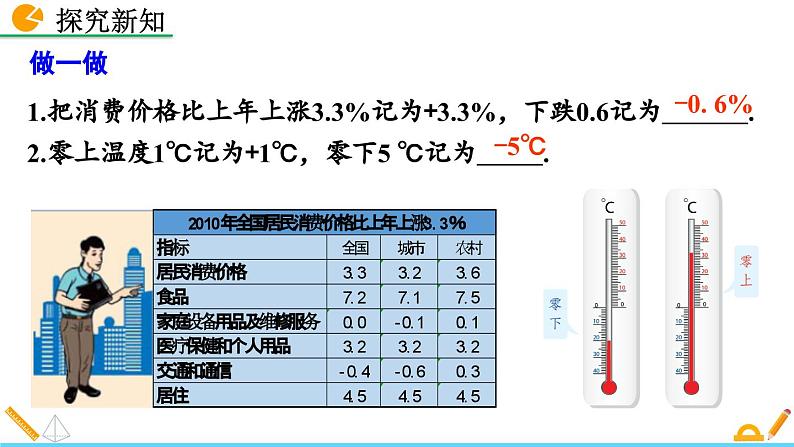 初中数学北师大版七年级上册课件2-1 有理数第6页