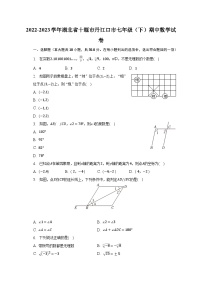 2022-2023学年湖北省十堰市丹江口市七年级（下）期中数学试卷(含解析）