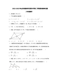 山东省滕州市龙阳中学2022-2023学年下学期八年级数学期末模考试题