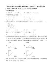 2022-2023学年江西省鹰潭市贵溪市七年级（下）期中数学试卷