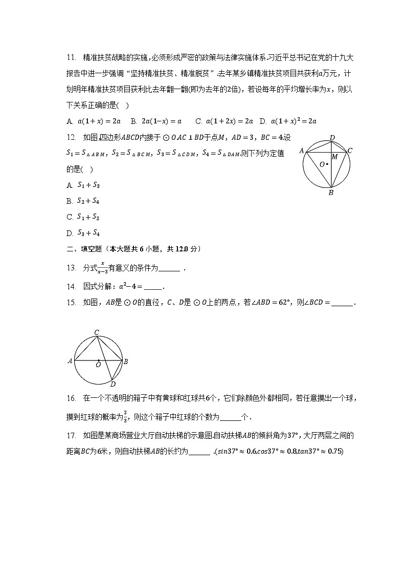 2023年广西贺州市昭平县中考数学三模试卷（含解析）03
