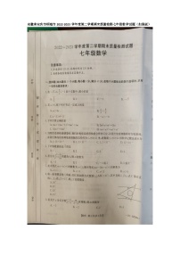 安徽省安庆市桐城市2022-2023学年七年级下学期期末质量检测+数学试题+