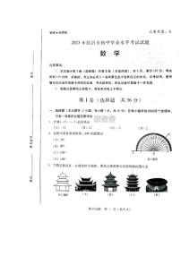 23山东临沂中考数学真题（无答案）