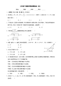 七年级下册数学期末模拟卷