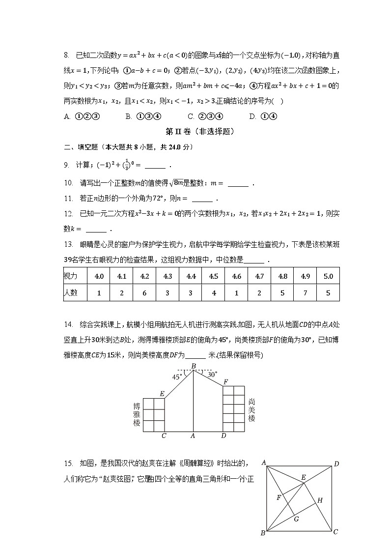 2023年湖北省黄冈市中考数学试卷（含解析）02