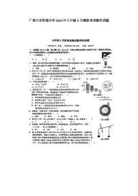 广西大学附属中学2023年九年级5月模拟考试数学试题(含答案)