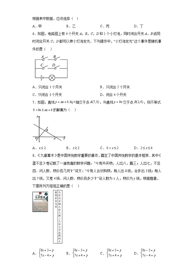 2023年辽宁省抚顺市清原满族自治县中考三模数学试题（含解析）02