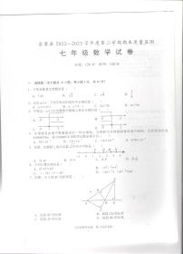 安徽省六安市金寨县2022-2023学年七年级下学期6月期末数学试题