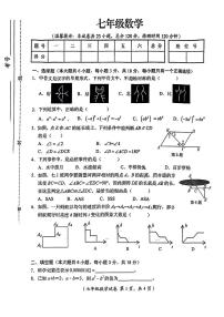 江西省吉安市青原区2022-2023学年下学期七年级数学期末检测试卷