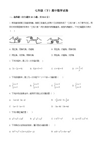 浙江省湖州市吴兴区第四中学2022-2023学年七年级下学期期中数学试题