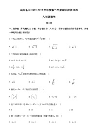 天津市滨海新区2022-2023学年八年级下学期期末数学试题