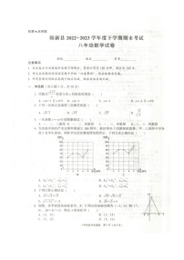 湖北省黄石市阳新县2022-2023学年八年级下学期6月期末数学试题