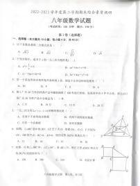 安徽省安庆市望江县杨林初中2022-2023学年八年级下学期数学期末试卷+