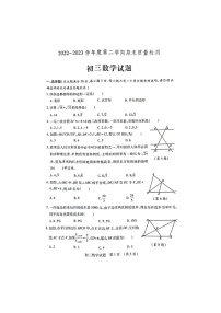 山东省济宁市任城区2022-2023学年下学期期末质量检测九年级数学试题