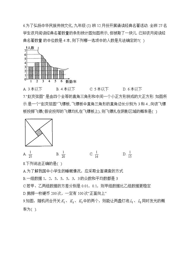 选择题（6）统计与概率——2023届中考数学二轮复习题型强化(含答案)第2页