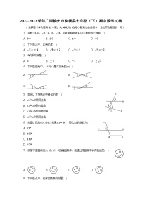 2022-2023学年广西柳州市柳城县七年级（下）期中数学试卷（含解析）