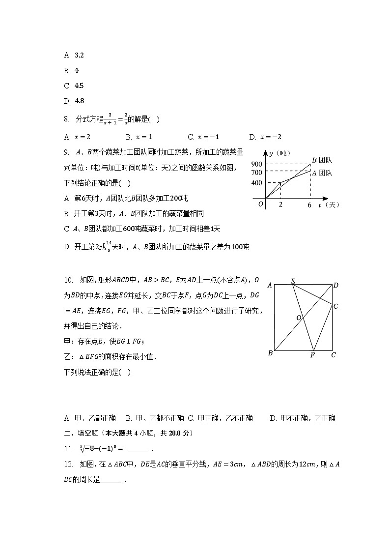 2022-2023学年安徽省安庆市十校联盟九年级（下）第三次月考数学试卷（含解析）02