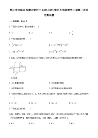 精品解析：重庆市北碚区西南大学附属中学校2022-2023学年九年级上学期第三次月考数学试题