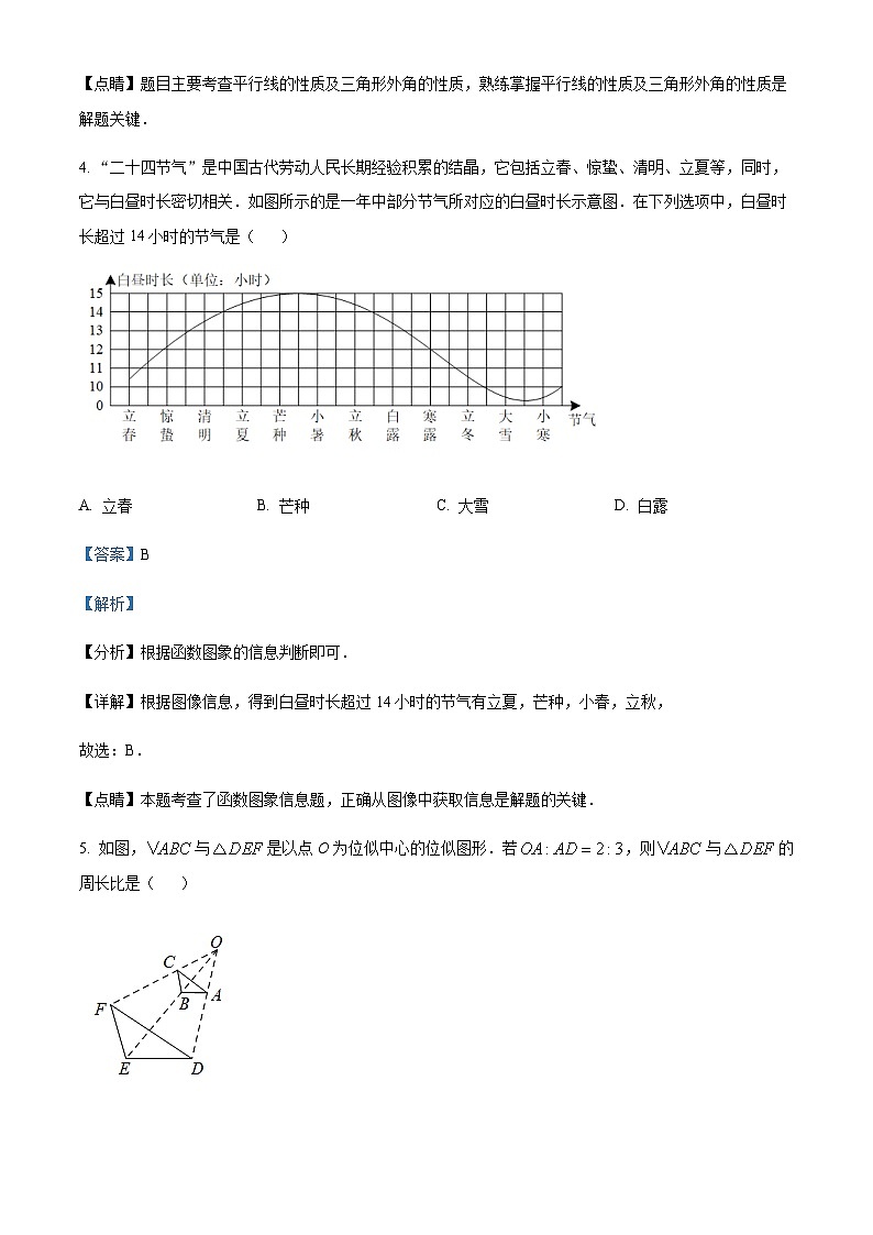 精品解析：重庆市巴蜀中学校2022-2023学年九年级上学期第二次月考数学试题03